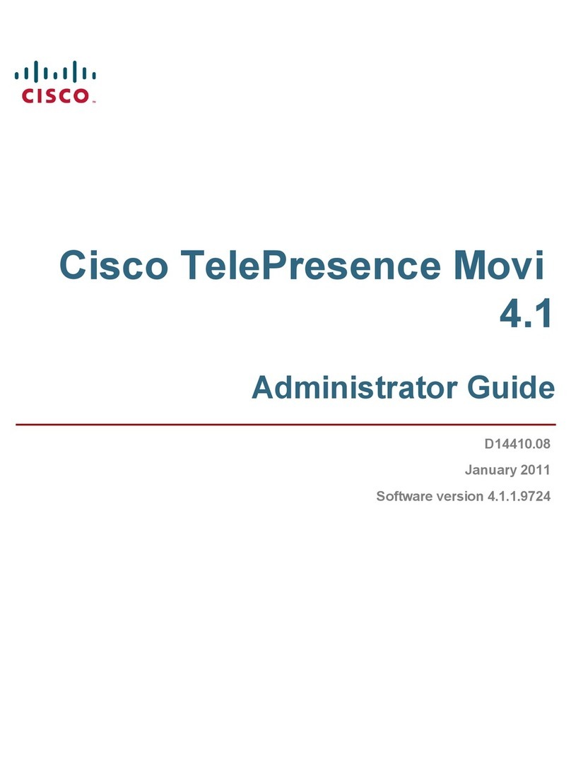 Cisco TELEPRESENCE MOVI 4.1 - ADMINISTRATOR GUIDE... Administrator's guide