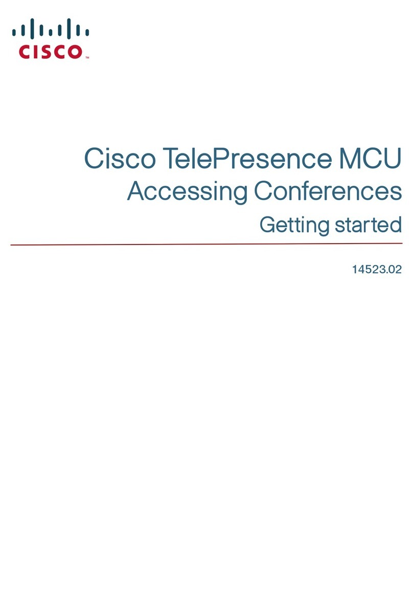 Cisco TELEPRESENCE MCU ACCESSING CONFERENCES - User manual