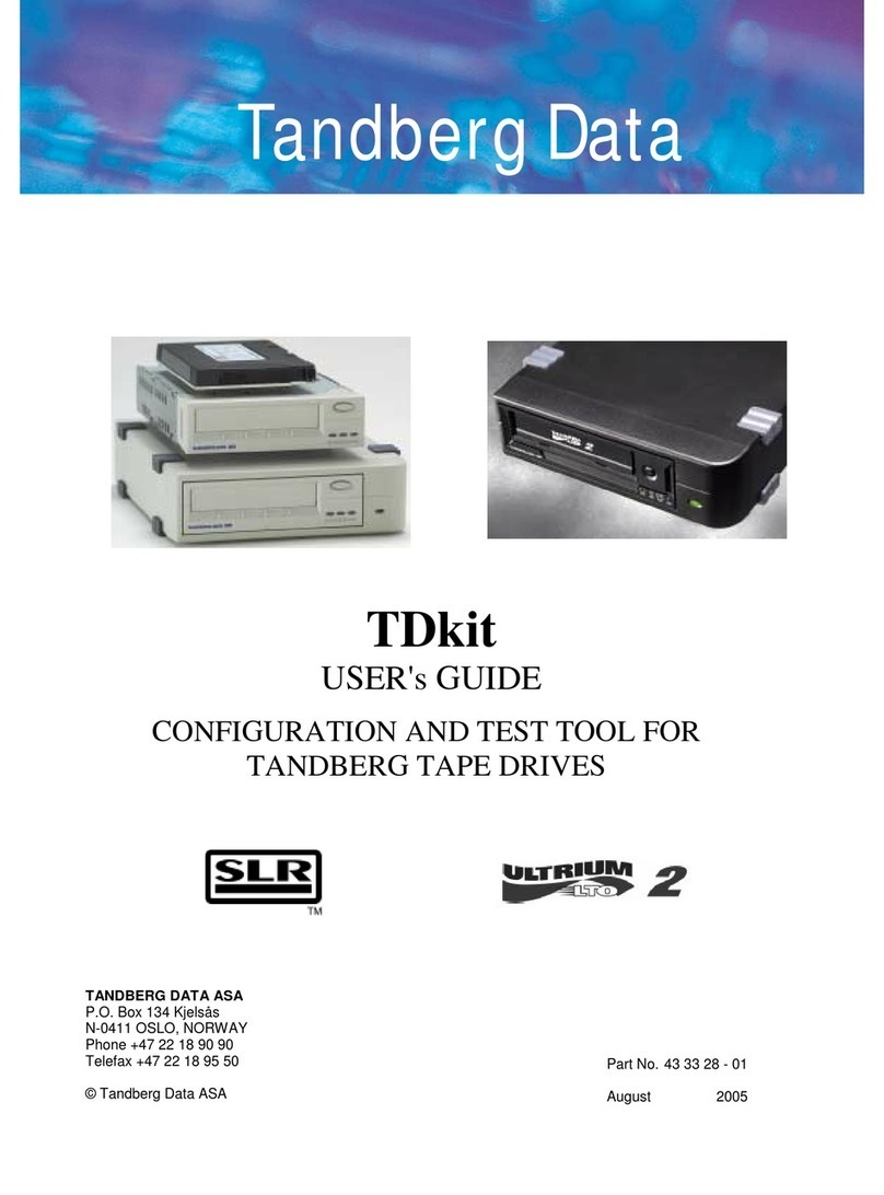 Tandberg Data TDKIT User manual