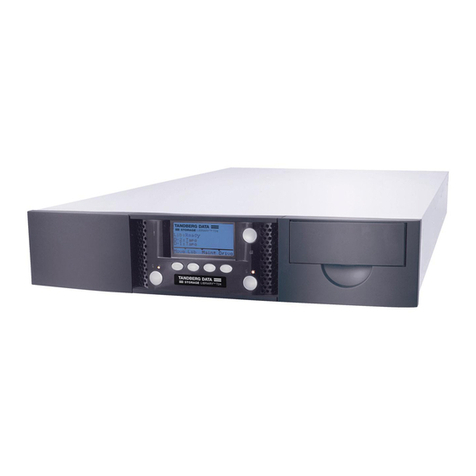 Tandberg Data Storage Library T24 quick start guide