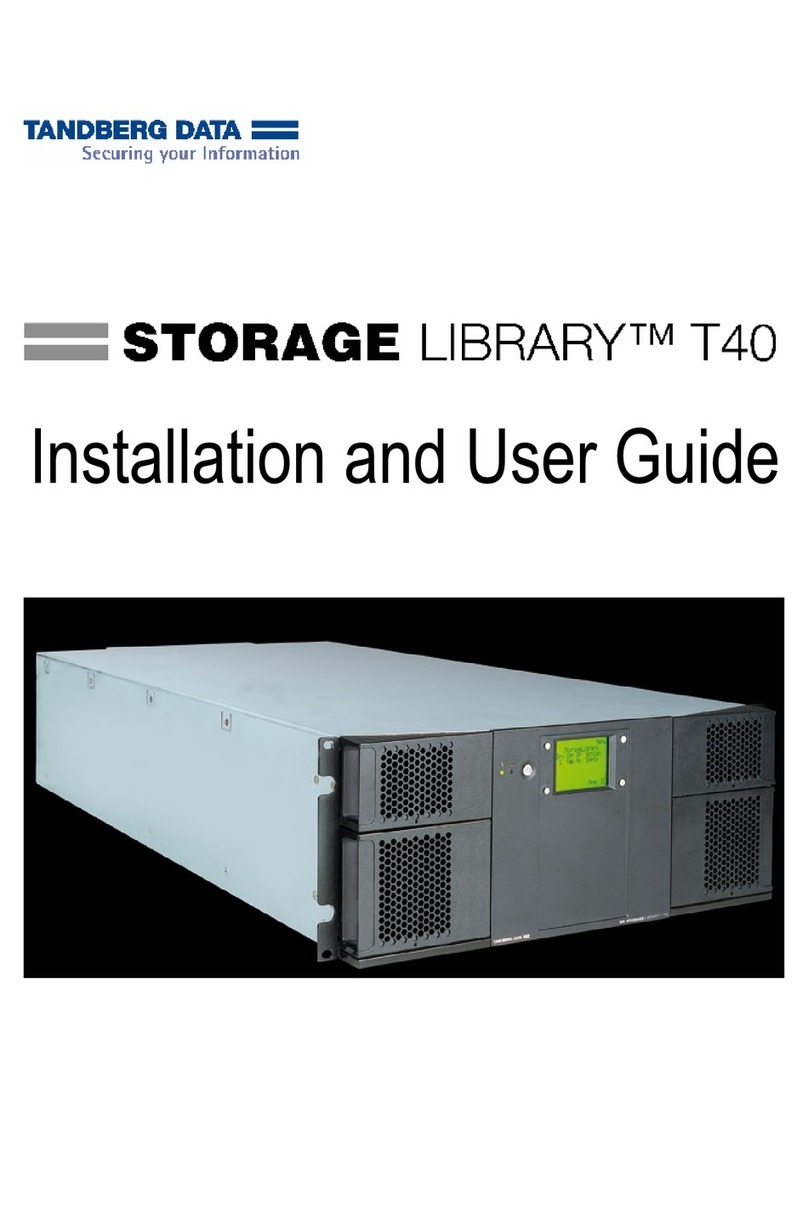 TANDBERG STORAGELIBRARY manual