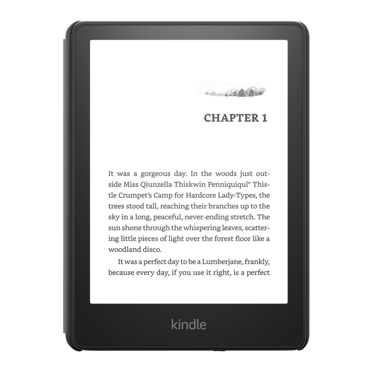Amazon KINDLE PAPERWHITE - Assembly instructions