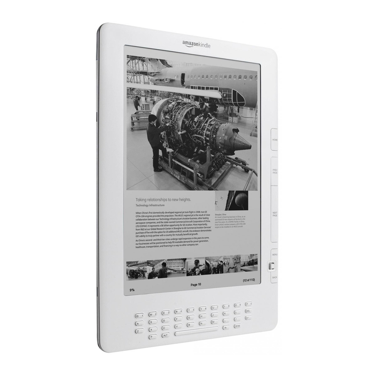 Amazon KINDLE DX User manual