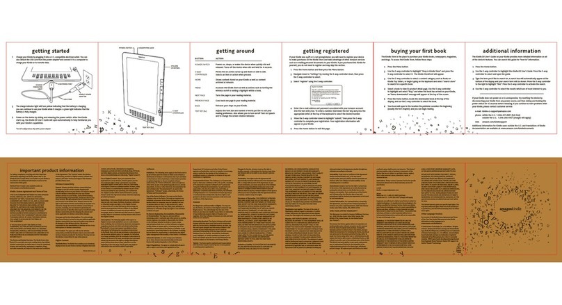 Amazon Kindle Fire quick start guide