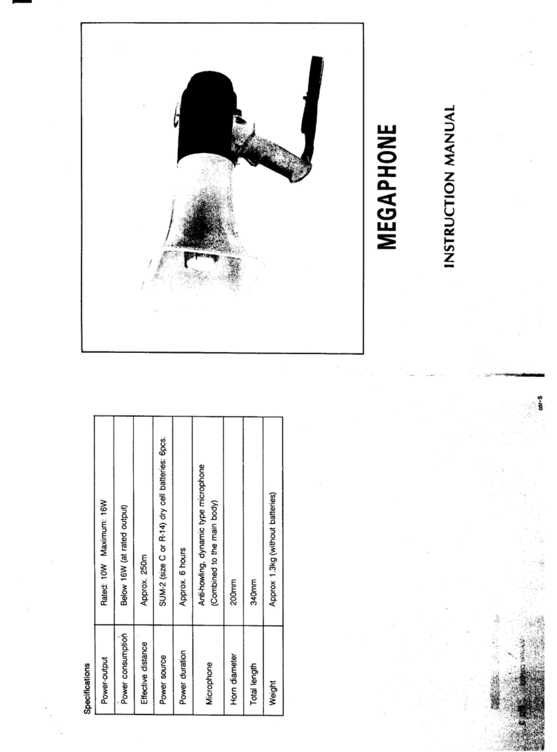 AUDIO TELEX LH16 instruction manual