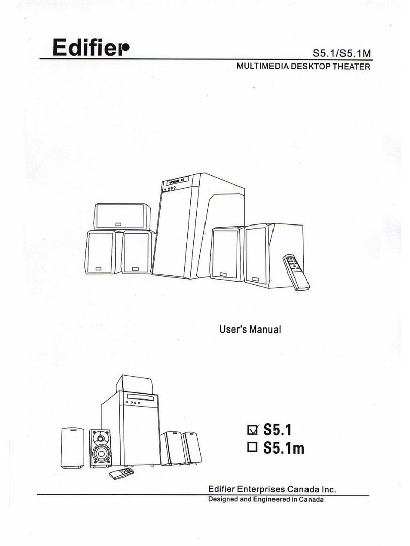 EDIFIER S5.1 User manual