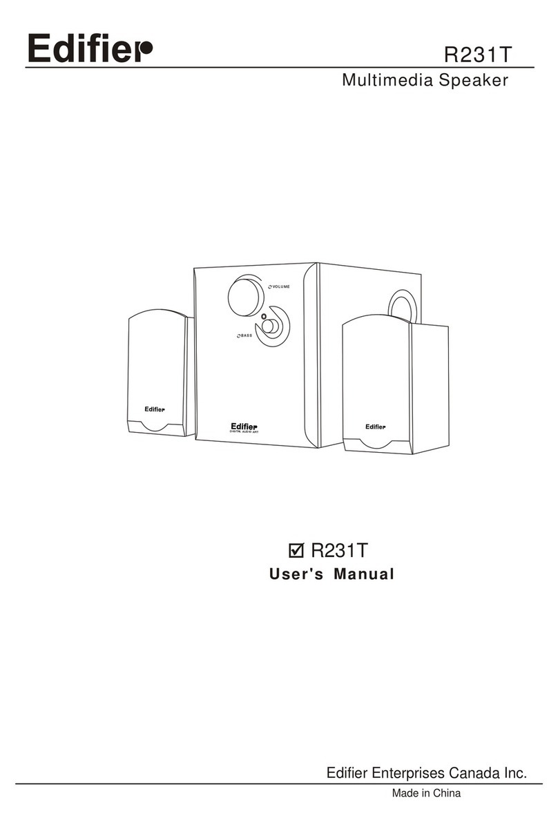 EDIFIER R231T User manual