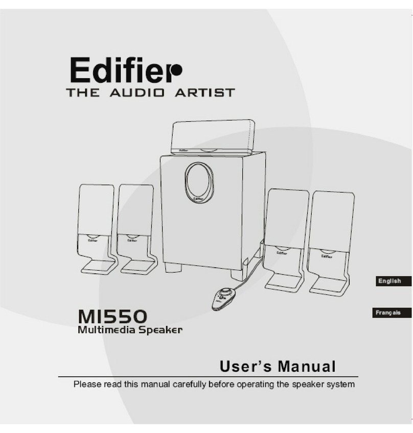 EDIFIER M1550 User manual