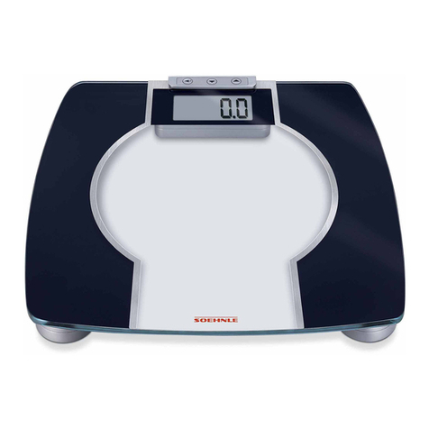 Soehnle BODY CONTROL CONTOUR F3 User manual