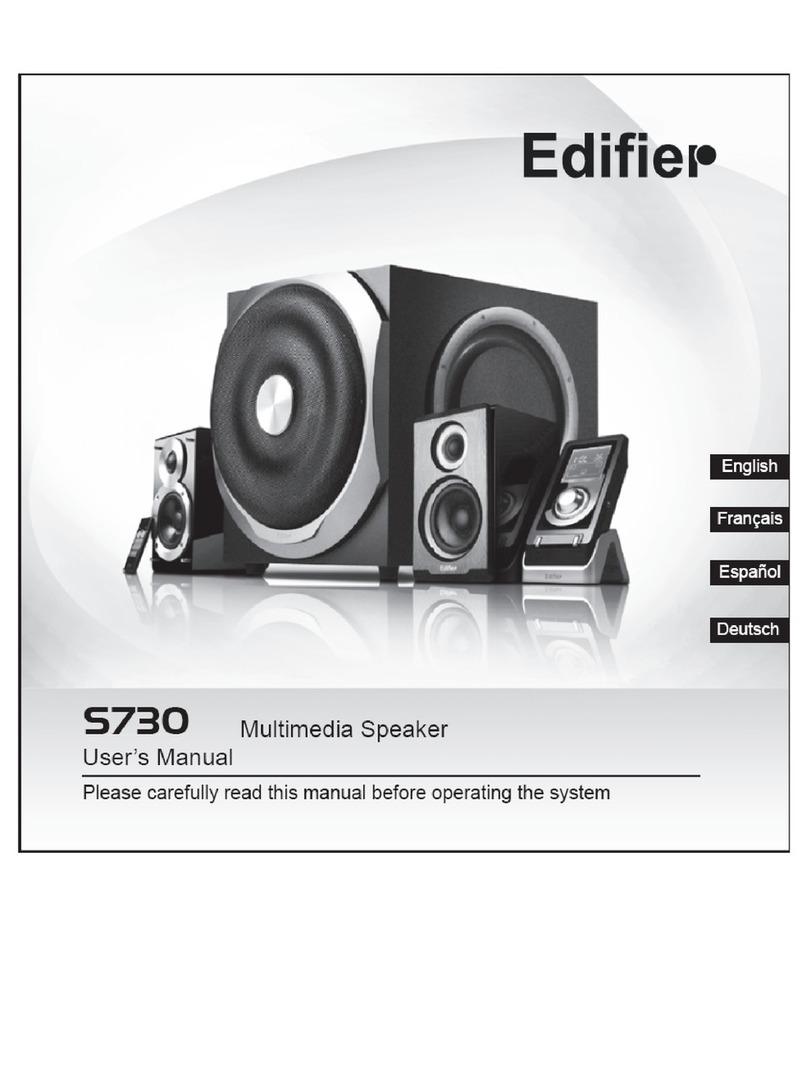 EDIFIER S730 User manual