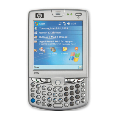 HP Hw6510 - iPAQ Mobile Messenger Smartphone 55... User manual