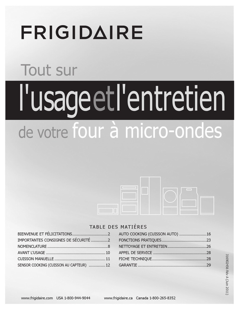 Frigidaire FGMV205KB User manual