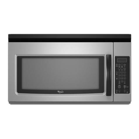 Whirlpool WMH1162XVD - 1.6 cu. ft. Microwave-Range Hood... installation instructions