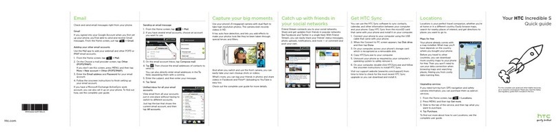 HTC HTC Incredible S quick guide