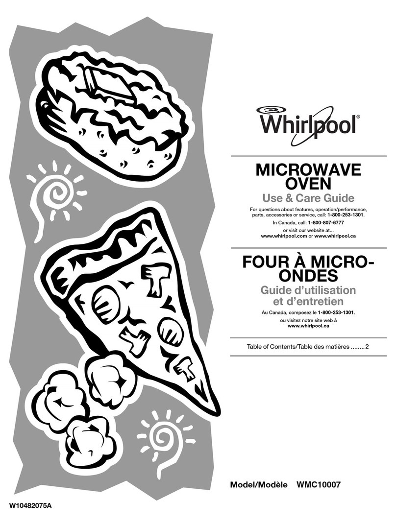 Whirlpool WMC10007AB Use and care guide