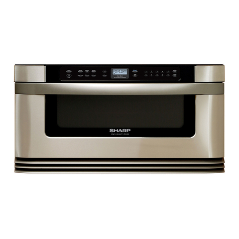Sharp KB6015KK - 1.0 cu. Ft. Microwa User manual