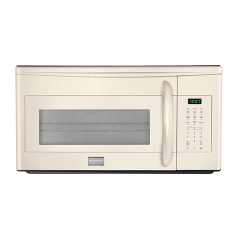 Frigidaire FGMV173KQ - Gallery Series Microwave Quick start guide