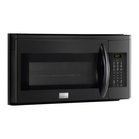 Frigidaire FGMV173KB - Gallery Series Microwave Quick start guide