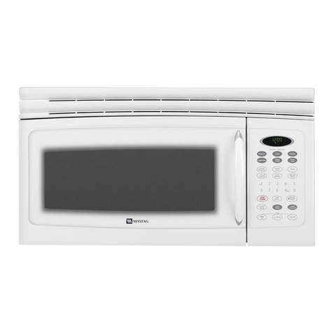 Maytag MMV5165BAW - 1.6 cu. Ft. Microwave User manual