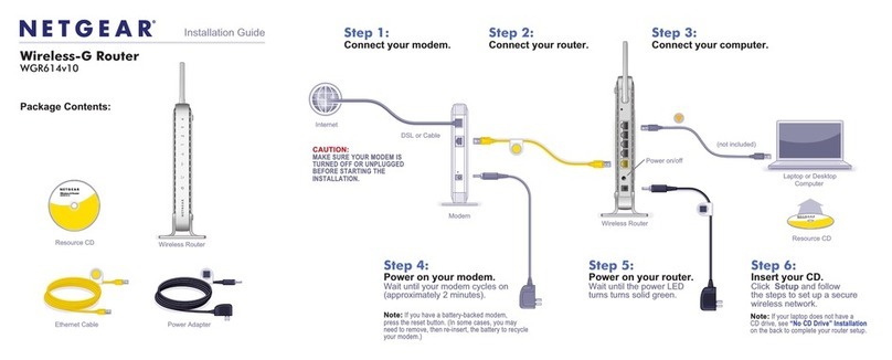 NETGEAR WGR614v10 - 54 Mbps Wireless Router User manual
