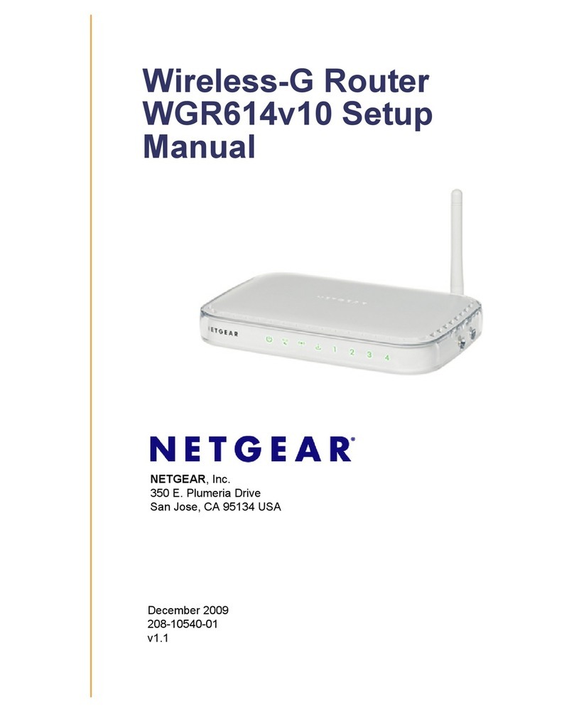 NETGEAR WGR614v10 - 54 Mbps Wireless Router User guide