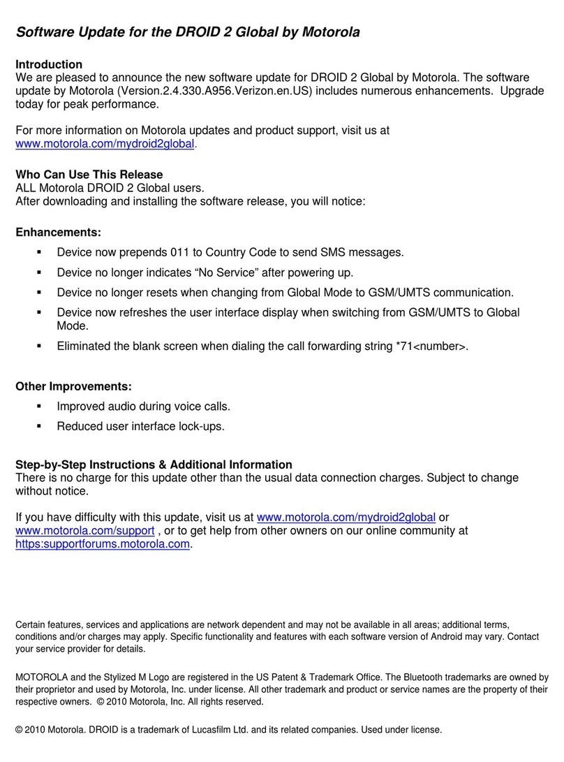 Motorola DROID 2 Global Technical manual