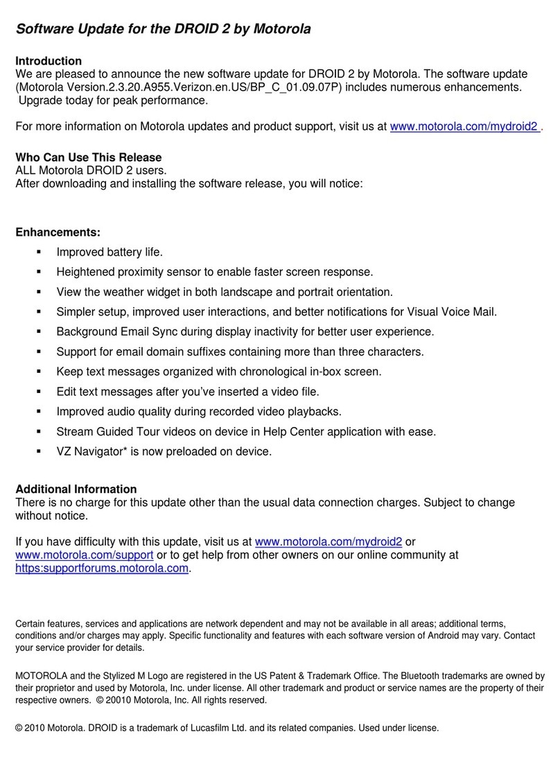 Motorola DROID 2 Global Technical manual