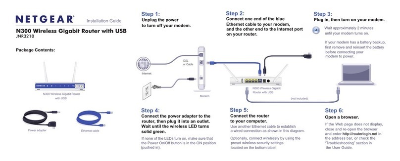 NETGEAR JNR3210 User manual