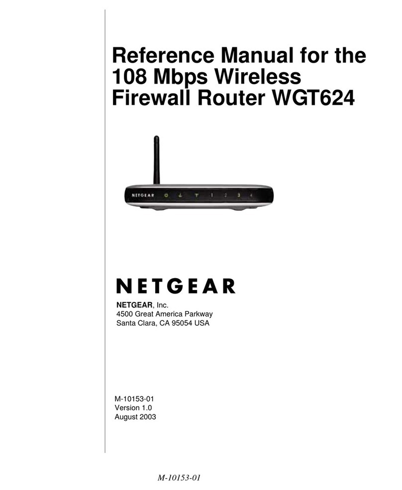 NETGEAR WGT624v1 - 108 Mbps Wireless Firewall Router User manual