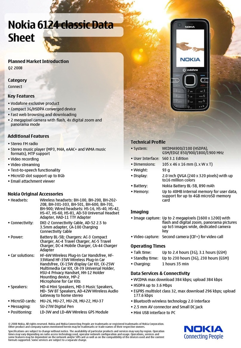 Nokia 6124 classic User manual Nokia 6124 classic User manual