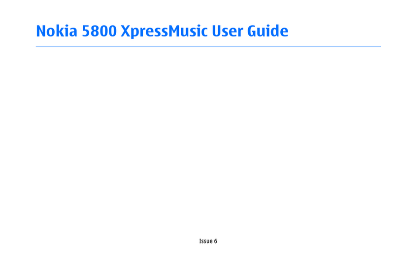 Nokia 5800 - XpressMusic Smartphone - WCDMA User manual Nokia 5800 - XpressMusic Smartphone - WCDMA User manual