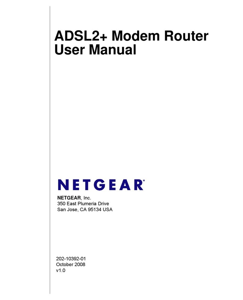NETGEAR DM111P - ADSL2+ Ethernet Modem User manual
