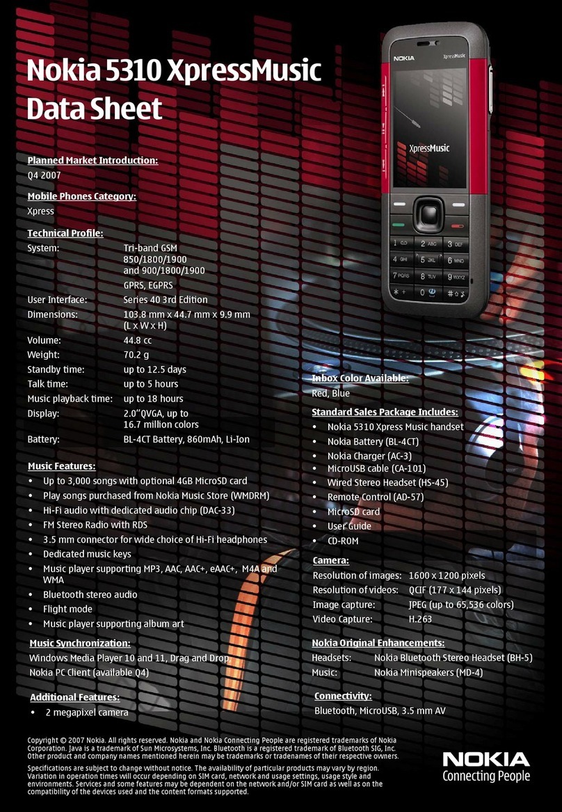 Nokia 5310 XpressMusic User manual