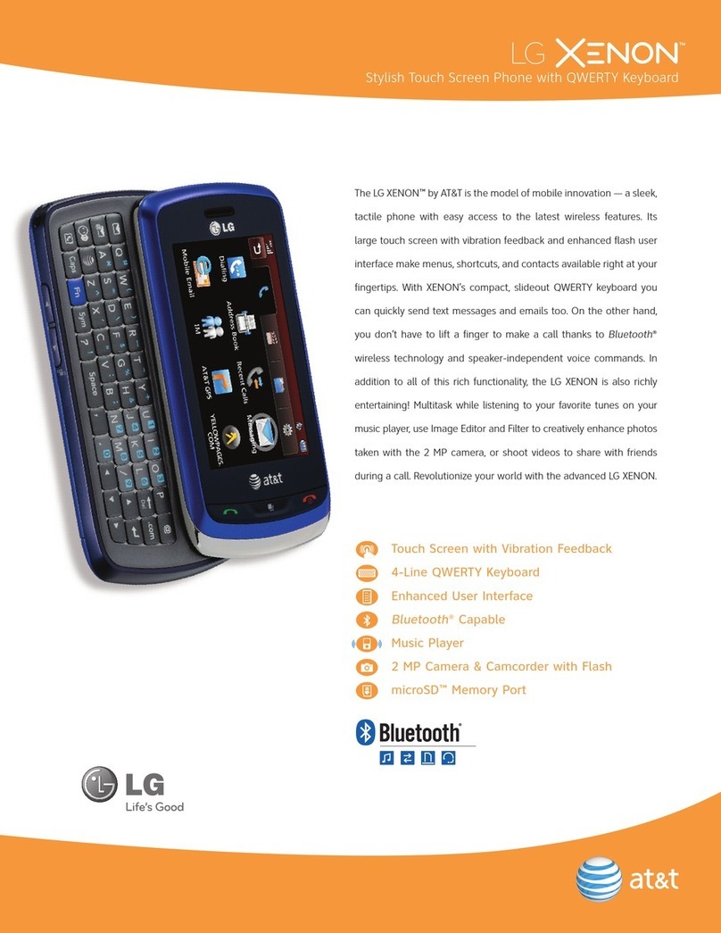 LG GR500 Red User manual