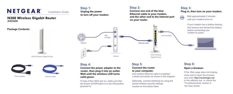 NETGEAR JNR3000 User manual