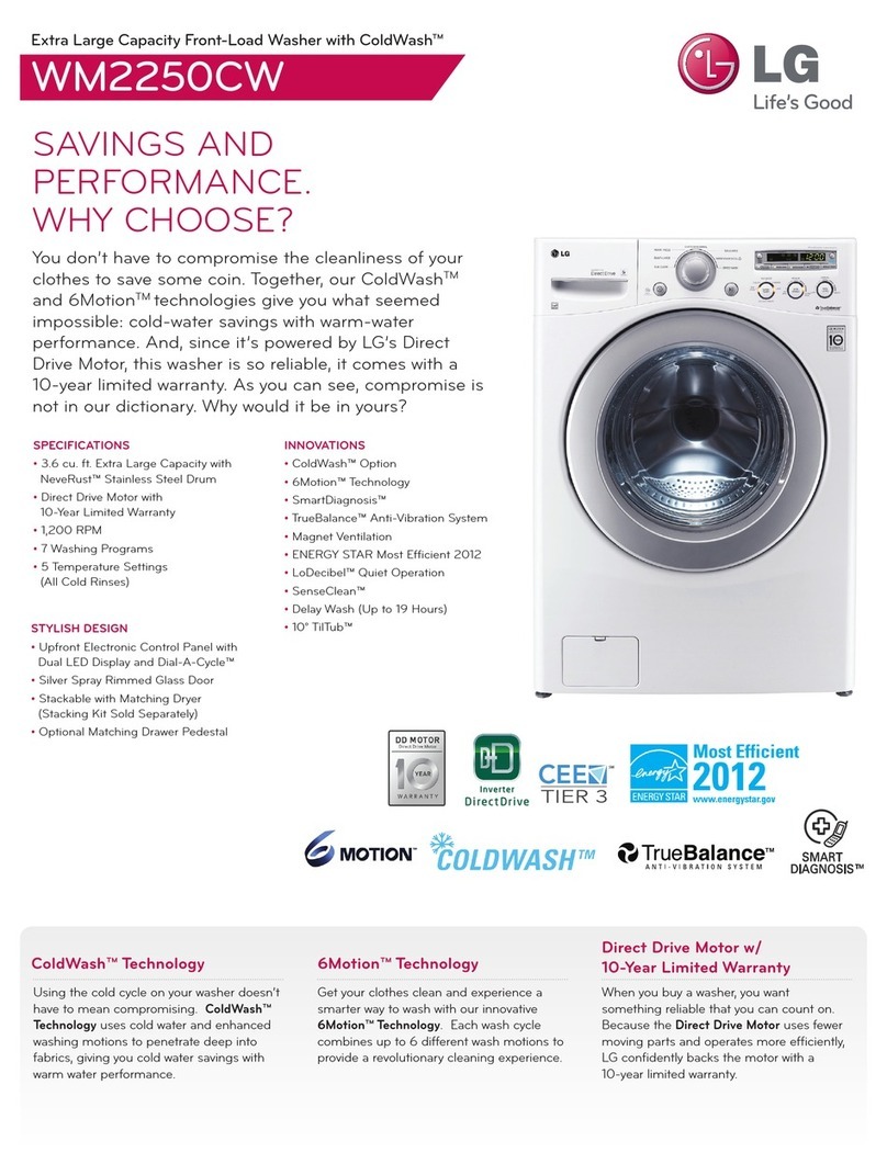 LG WM2250CW User manual