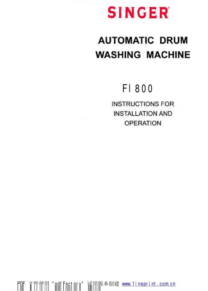 Singer FL800 Owner's manual