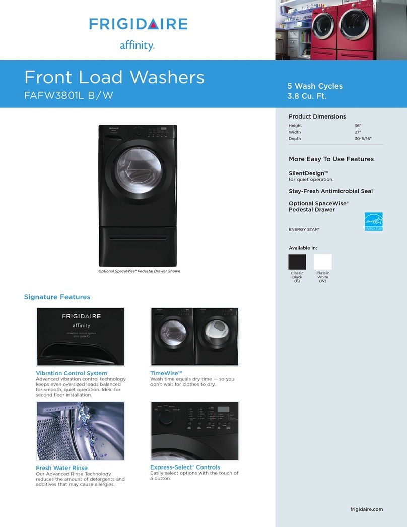 Frigidaire FAFW3801LB User manual