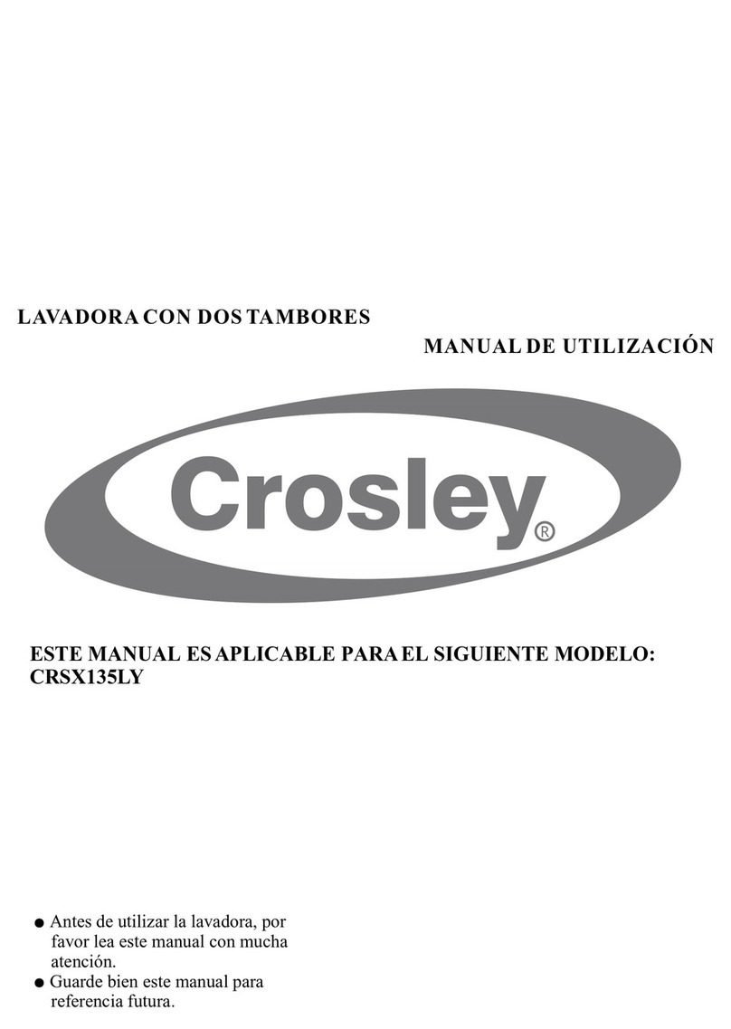 Crosley CRSX135LY Instruction Manual