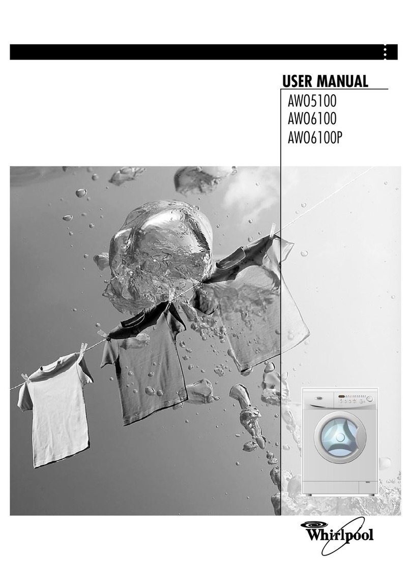 Whirlpool AWO5100 user manual