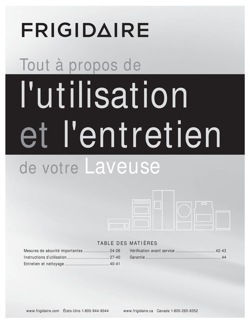 Frigidaire FAHE1011MW l'utilisation et l'entretien