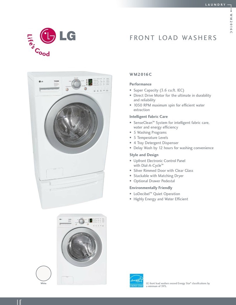 LG WM2016CW User manual