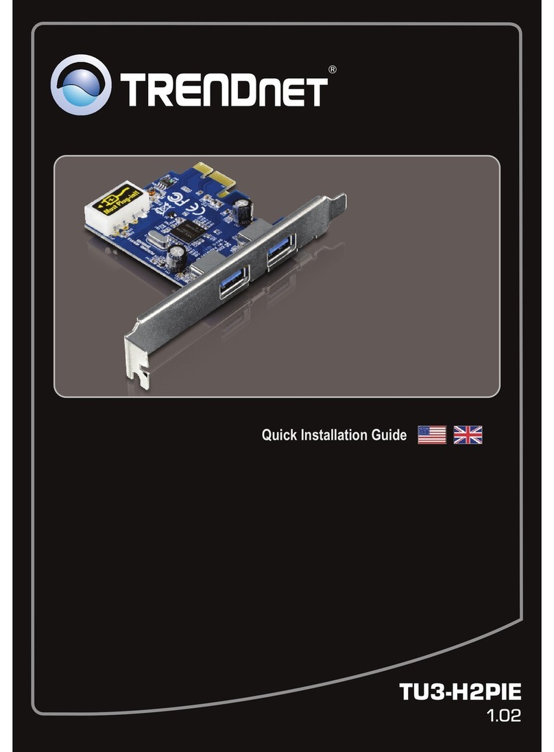 TRENDnet TU3-H2PIE User manual