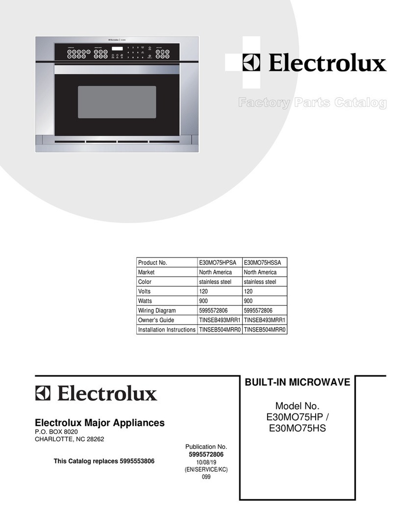 Electrolux E30MO75HPS - 1.5 cu. Ft. Drop-Down Door... Factory parts catalog