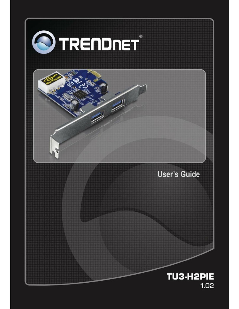 TRENDnet TU3-H2PIE User manual