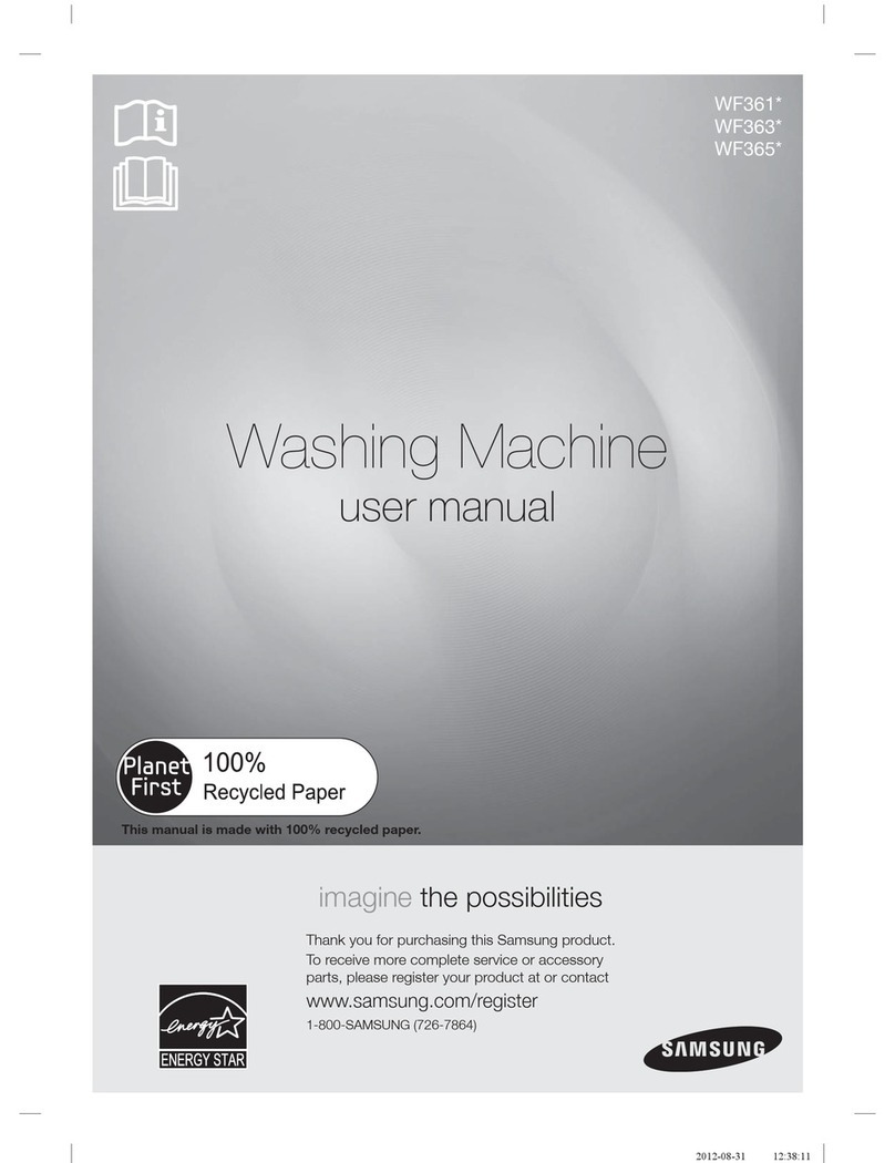Samsung WF361BVBEWR/A1 user manual