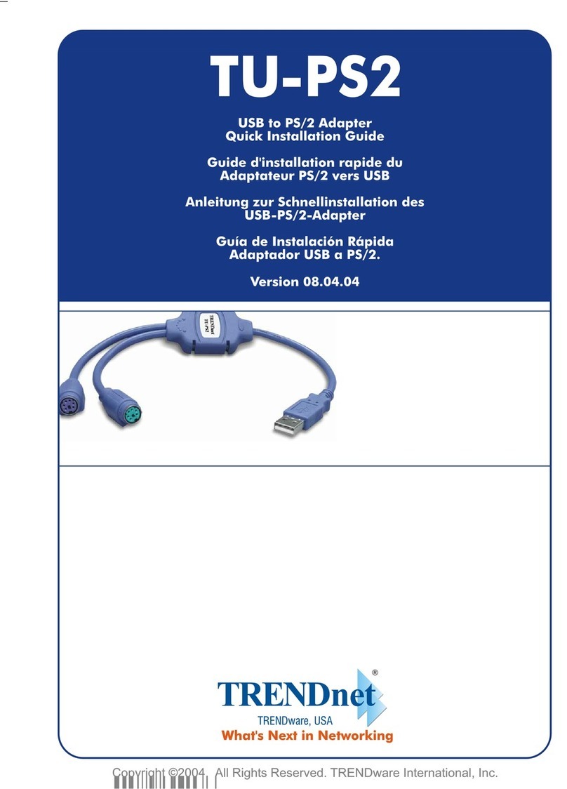 TRENDnet TU-PS2 User manual