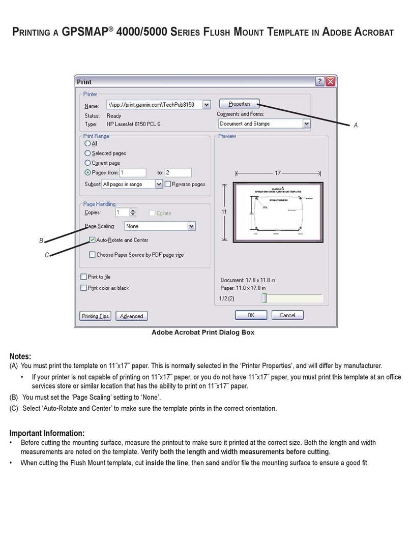 Garmin GPSMAP 4010 Operating manual