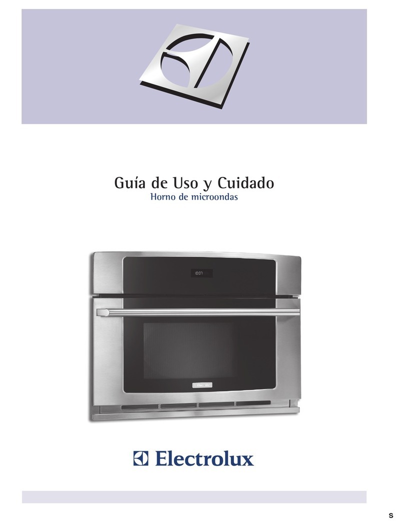 Electrolux EW27MO55HS - 1.5 Cu Ft 900W Microwave Guía de Uso y Cuidado