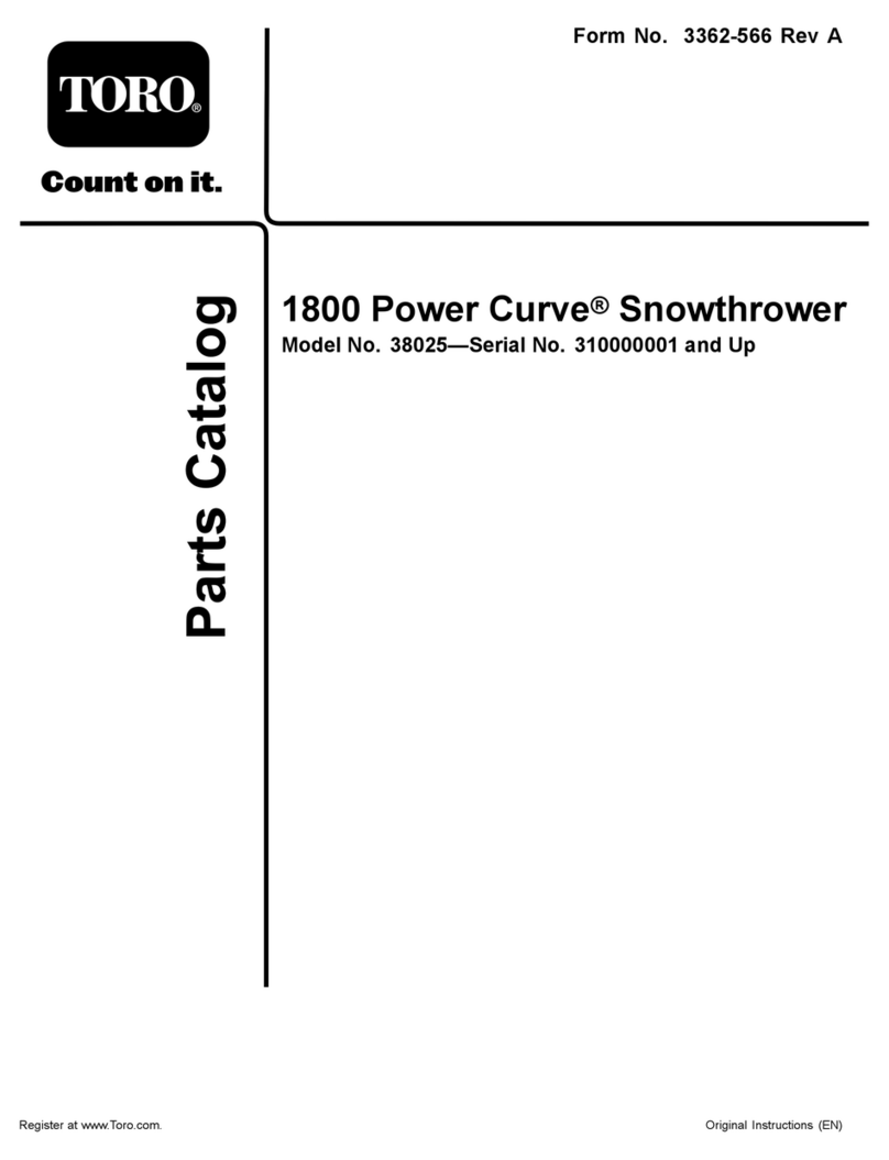 Toro 38025 - 18" Power Curve Electric Snow... parts catalog